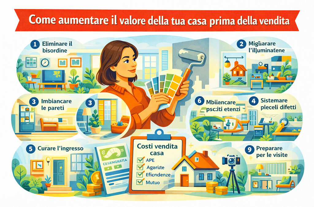Come aumentare il valore della tua casa prima della vendita