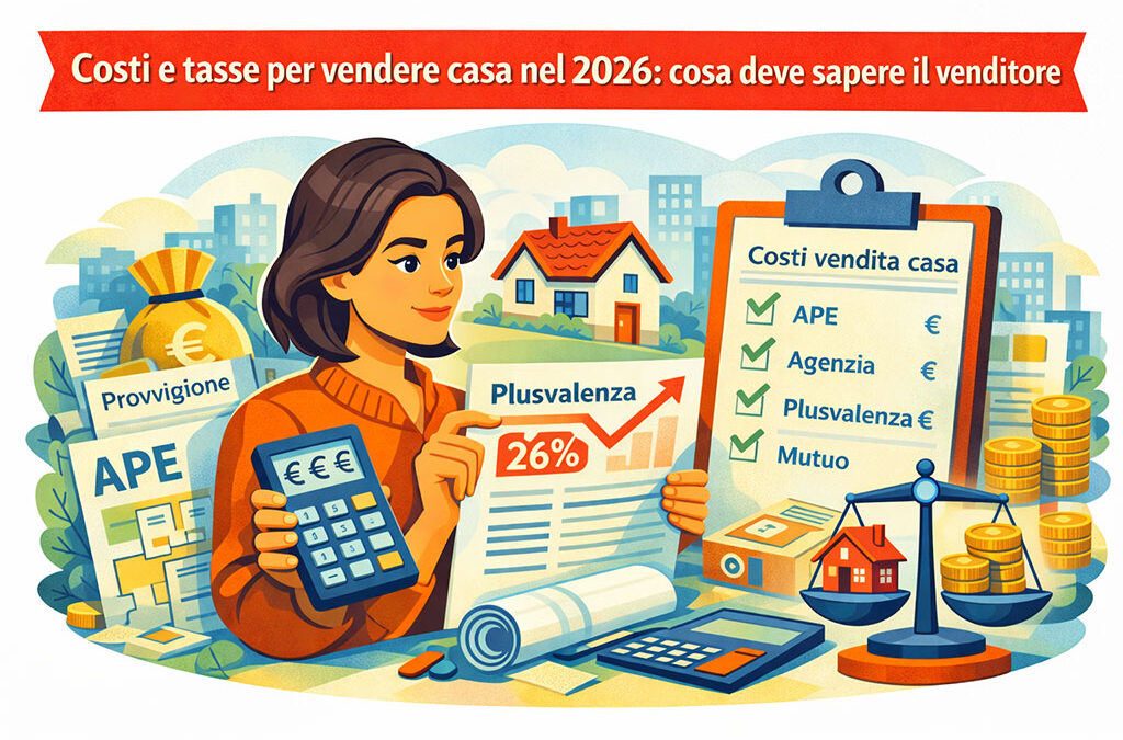 Costi e tasse per vendere casa nel 2026: cosa deve sapere il venditore