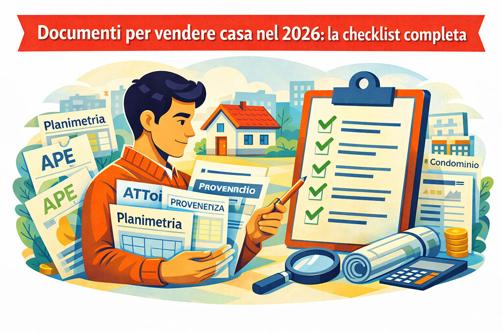 Quali documenti servono per vendere casa nel 2026