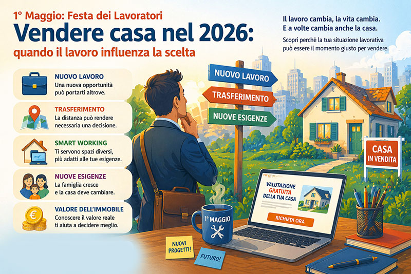 Vendere casa nel 2026: quando il lavoro influenza la decisione