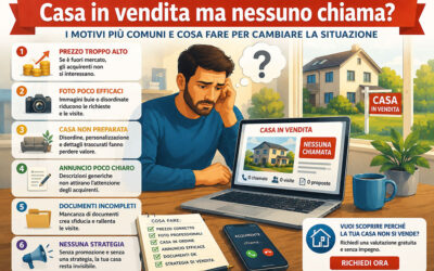 Casa in vendita ma nessuno chiama? I motivi più comuni