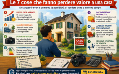 Le 7 cose che fanno perdere valore a una casa
