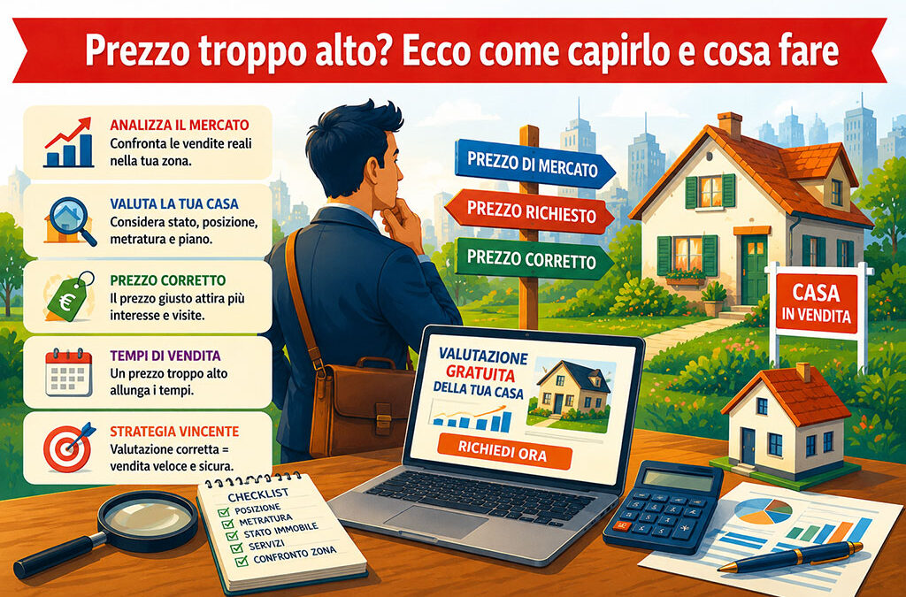 Come capire se il prezzo della tua casa è troppo alto