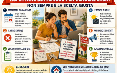 Aspettare settembre per vendere casa? Non sempre è la scelta giusta