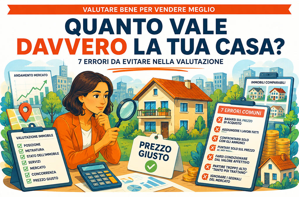 Quanto vale davvero la tua casa? 7 errori da evitare nella valutazione