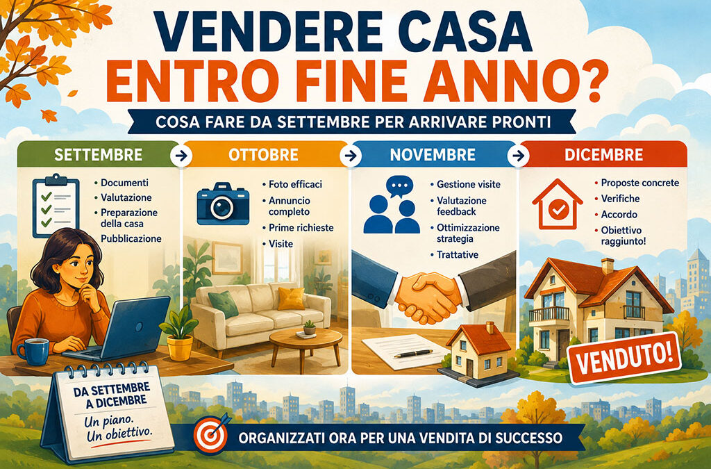 Vuoi vendere casa entro fine anno? Cosa fare adesso